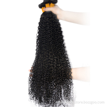 Wholesale Kinky Curly Cuticle Aligned Virgin Human Hair 3 Bundles Raw Unprocessed Brazilian Double Drawn Human Hair Extensions